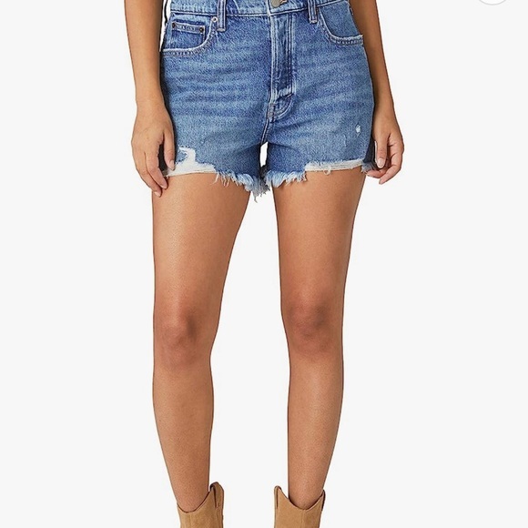 Womens Lucky Denim shorts - size 2 -‎ button down - Picture 5 of 8